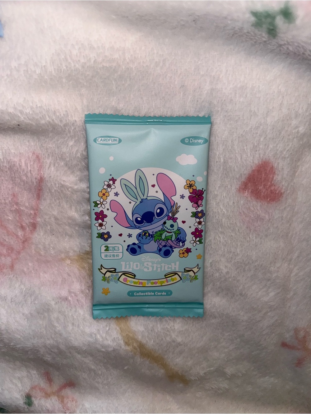 Disney Lilo & Stitch Teal Collectible Card Pack